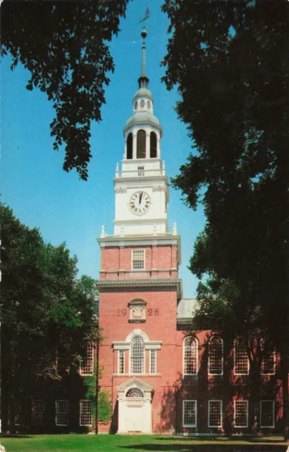 Hanover NH, Baker Memorial Library & Tower, Dartmouth College, Vintage Postcard