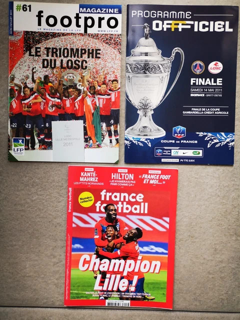 Programme Officiel Finale Coupe De France 2011 - PSG Vs Lille - 14 Mai 2011 - Neuf