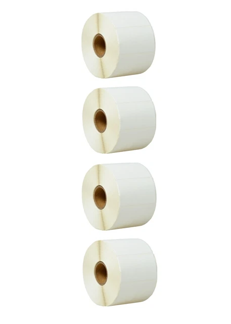4 Rolls 2.25X1.25 1000/R Direct Thermal Labels For Zebra 2824 Eltron ZP450