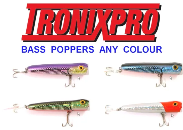 FLADEN CONRAD POPPER Plug Sea Game Coarse Fishing Spinning Lures Bass Pike  Perch £4.95 - PicClick UK