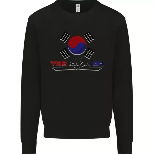 Taekwondo Fighter Mixed Martial Arts MMA Kids Sweatshirt Jumper