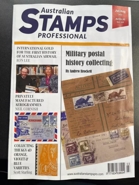 Australian Stamps Professional Magazine July/August 2023 Military Postal History