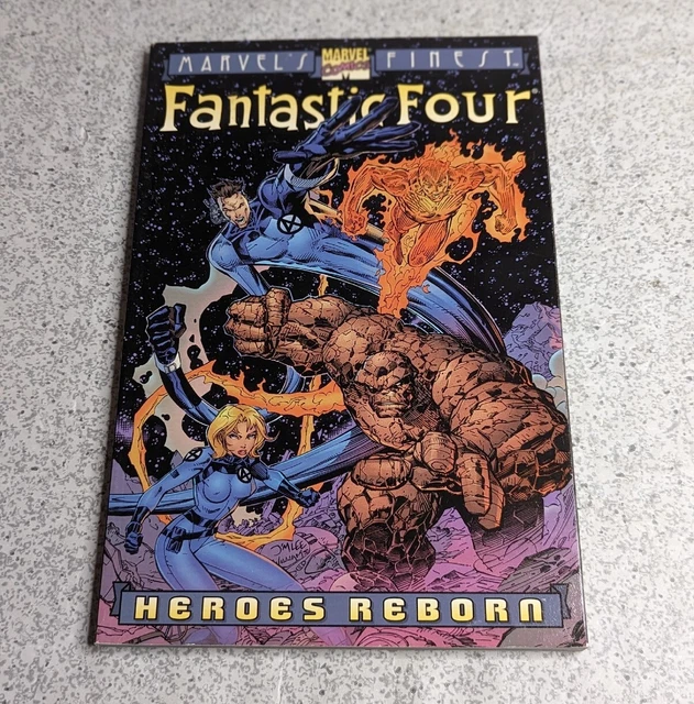 Marvels Finest Fantastic Four: Heroes Reborn by Jim Lee 2000 Graphic Novel TPB