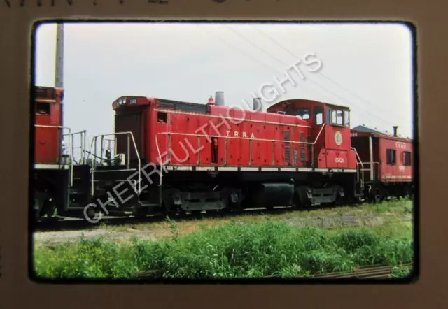 Original  '75 Kodachrome Slide TRRA St. Louis Terminal 1501 SW1500 Granite  37L7