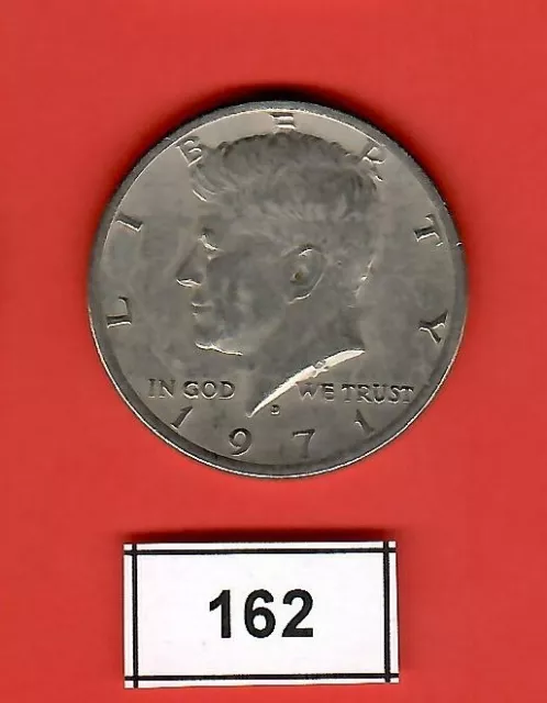 1/2 US-Dollar Münze Kennedy – CuNi / 1971 -D- / [162]