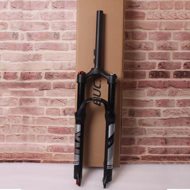 29" MTB Bike Air Suspension Fork 120mm Travel 1-1/8" Disc Brake 9mm QR Rebound
