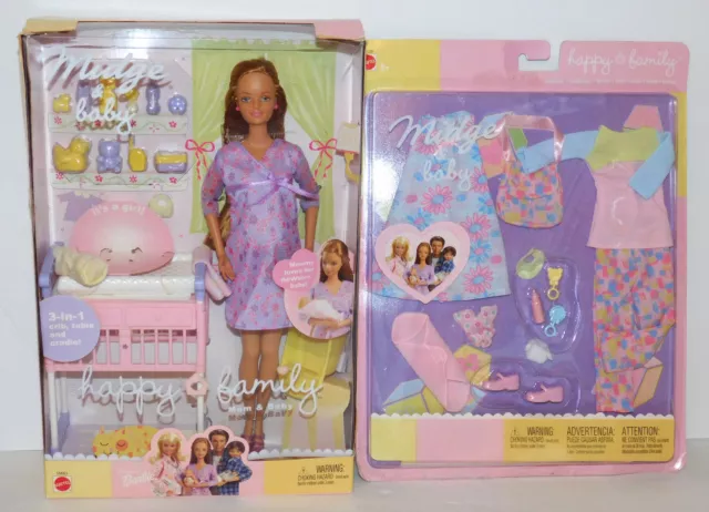 NRFB 2004 Barbie grávida Midge & bebê Mattel H0256