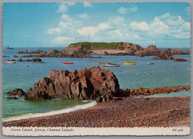 Green Island Jersey Channel Islands England Postcard