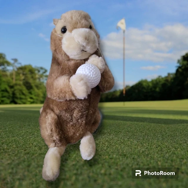 GOLF CLUB DRIVER Head Cover Caddyshack Gopher with Ball Novelty E*U*C