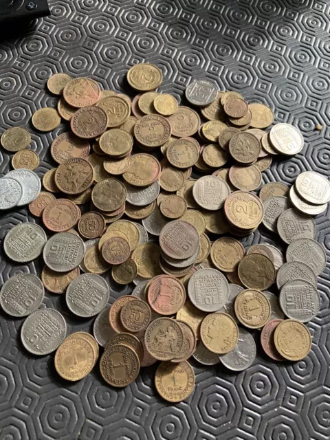 Lot de de monnaies françaises