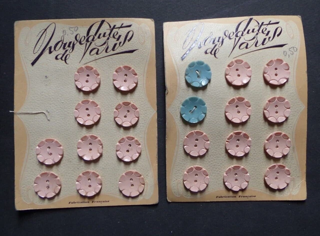Lot De Boutons Anciens De Mercerie - Occasion, Quantité Variable (de 1 à 10 Pièces)