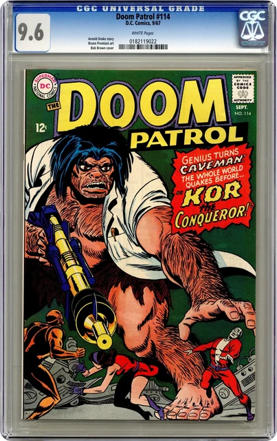 Doom Patrol #114 CGC 9.6 1967 0182119022