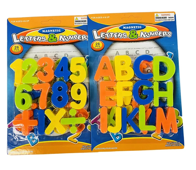 Magnetic alphabet letters and numbers magnetic alphabet toy abc 123 
