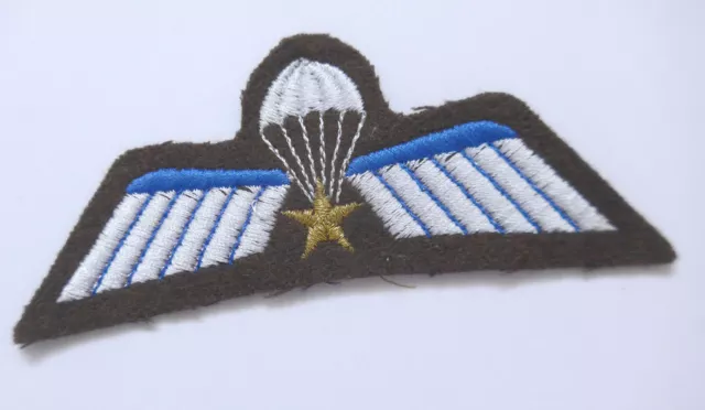 Fallschirmjäger Niederlande Holland Fallschirmspringerabzeichen Stoff