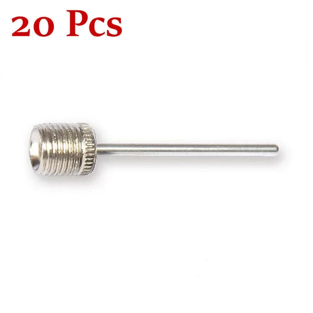 20Pcs Sport Aufblasen Nadel Pin Düse Fußball Basketball Fußball Ball Luftpumpe