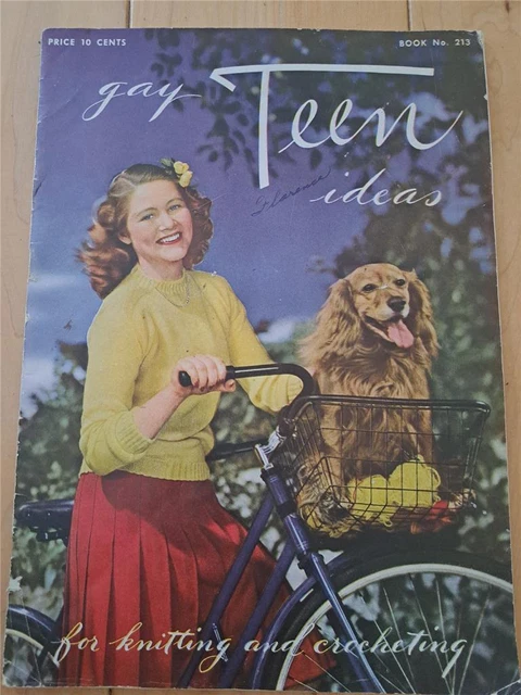 1944 Abrigos & Clarks Libro #213 Patrones De Crochet De Punto Gay Ideas Adolescentes Sombreros Calcetines +