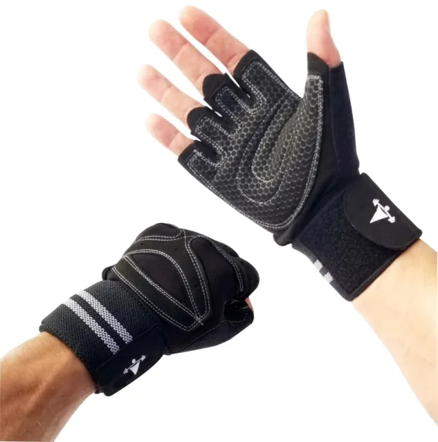 LTrevFit Sports Gloves For Workout Gym Cross Strength Training Pull Ups Bar Xfit
