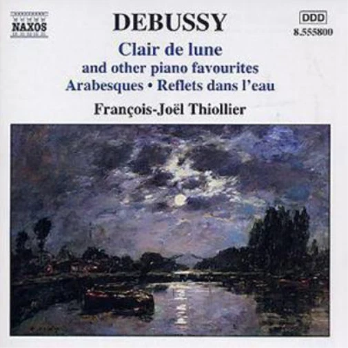 Claude Debussy Clair De Lune and Other Piano Favourites (Thiollier)  (CD)  Album