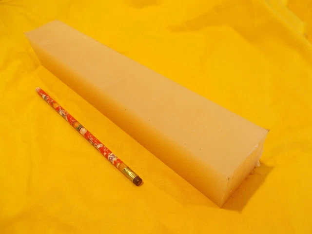 1 7/8" SQUARE NYLON BAR machinable plastic flat sheet stock 1 7/8" SQ x 12" long
