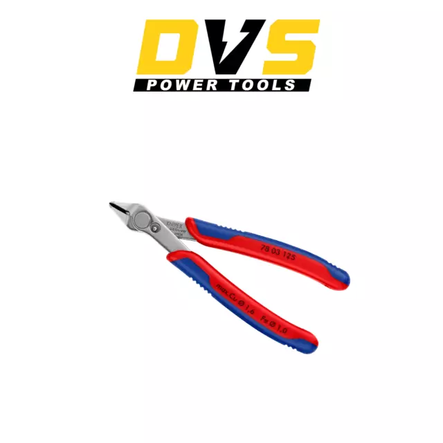 Knipex 78 03 125 Super Knips Testa Stretta elettronica 78 03 125 Taglio Fine