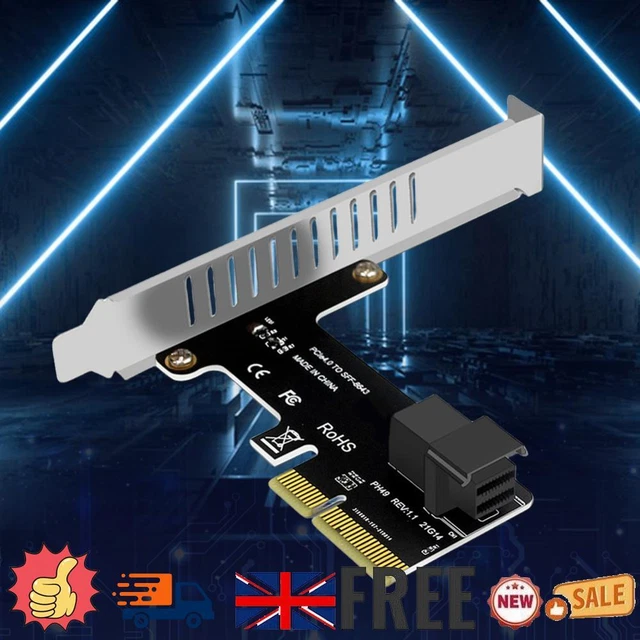 Scheda espansione seriale PCIE a 2 PCI per PCI-E a industriale DB9 Adattatore porta COM seriale RS232 Wch  7