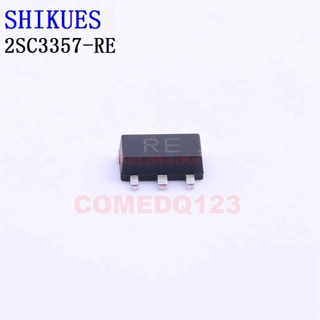 5 PCS 2SC3357-RE SOT-89 C3357 SMD RE NPN Silicon Transistor
