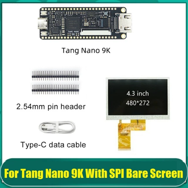 Scheda di sviluppo GoAI 9K FPGA GoAI GW1NR-9 RISC-V RV 40P RGB interfaccia con V4F5