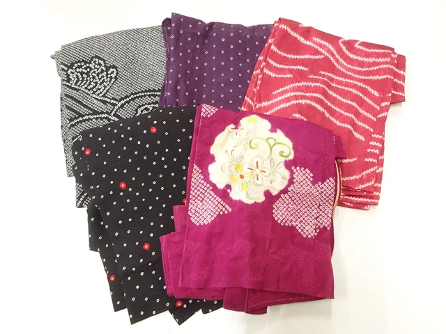 45335# Japanese Kimono / Antique Haori / Set Of 5