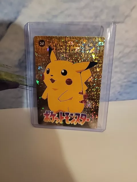 Pikachu Marumiya Holo Sticker Pokemon Japanese Pocket Monster Nintendo F/S