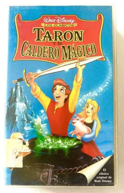 Taron Y El Caldero Mágico Walt Disney Completa Perfecto Vhs