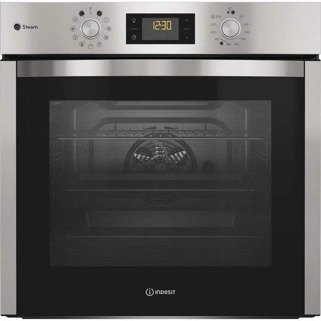 Indesit IFWS5844JHIX Four La Vapeur 60 CM 71 L Multifonctions Classe A+ Inox