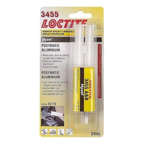 Colle époxy bi-composant EA 3455 Poxymatic alu LOCTITE - 24ml