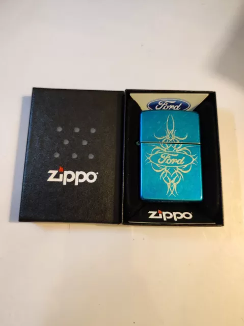 Zippo 320713 Ford Lighter Case - No Inside Guts Insert