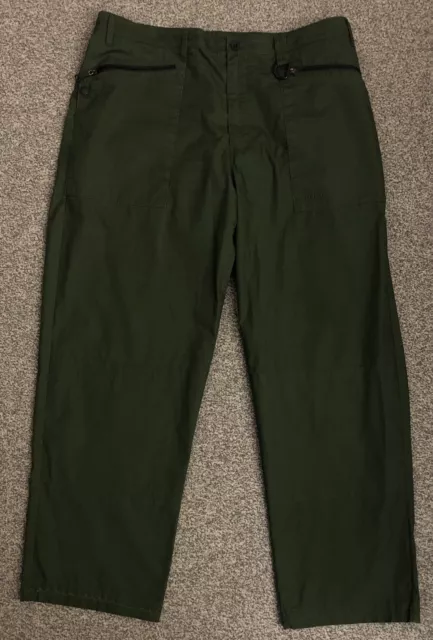 ROHAN Hiking Travel Trousers UPF 40+ Green Men Size W38 L28