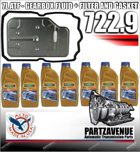 722.9 MERCEDES GEARBOX Oil And Filter Atf Fluid Gasket Filter Kit Xxl £ ...