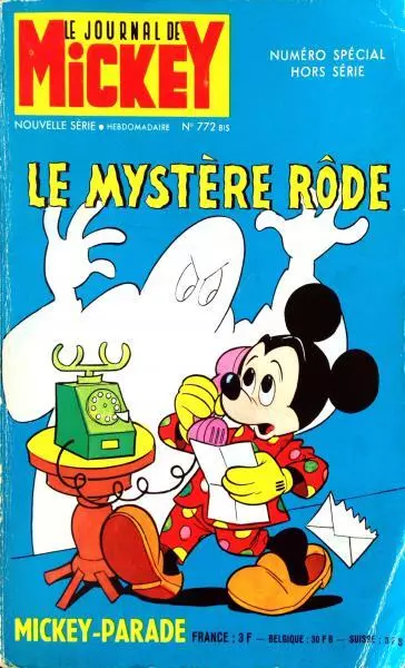 Mickey parade (mickey bis) (1967) 772 Le mystère rôde (bon état)