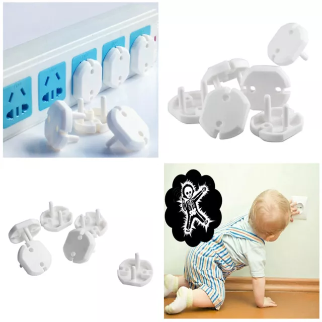 10X Child Guard Against Electric Shock EU Safety Protector Socket Cover Cap YJ 2