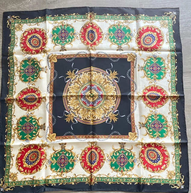 Foulard/Carré/Chale☆MICHELLE BERTHET☆soie-27g☆Silk SCARF schal seta seda seide