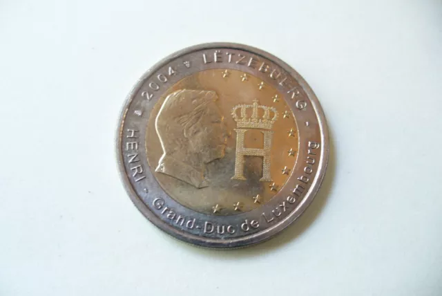 Monnaie 2 Euros Commemorative -- Luxembourg  2004 -- Unc/Neuve !