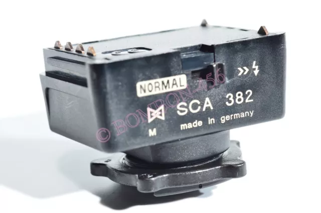 ✅ Mecablitz Metz Sca 382 M Flash Adapter Contax Rf, Slr G1, G2, Yashica Xlnt✅