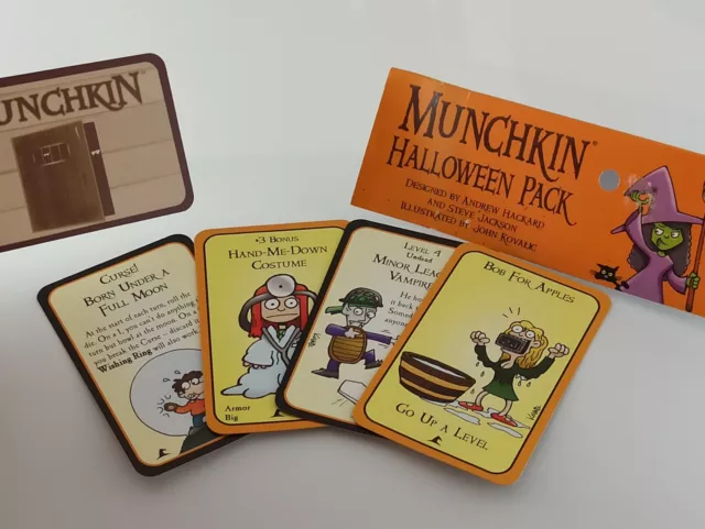 Munchkin board game promo expansion Halloween  Cards  (2014) steve jackson games