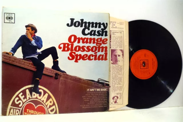 JOHNNY CASH orange blossom special (1st uk stereo) LP EX/VG, SBPG 62501, vinyl,