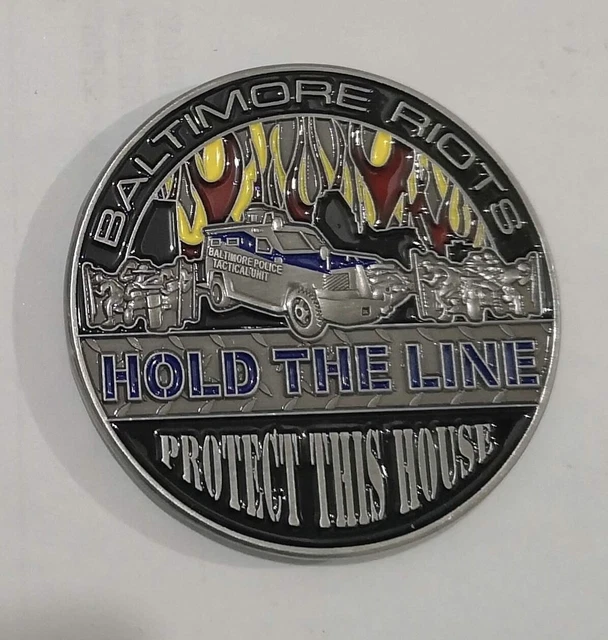 RARE BALTIMORE RIOTS Hold The Line Protect This House Non Nypd