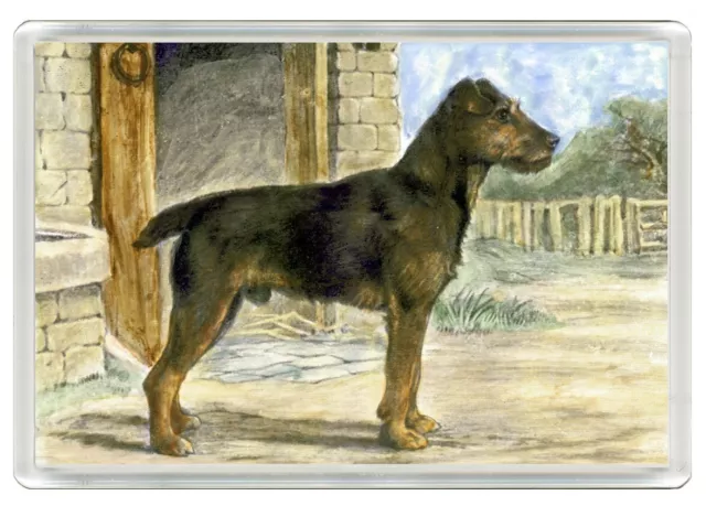 Welsh Terrier Old Style Dog Art Print Novelty Acrylic Fridge Magnet Great Gift