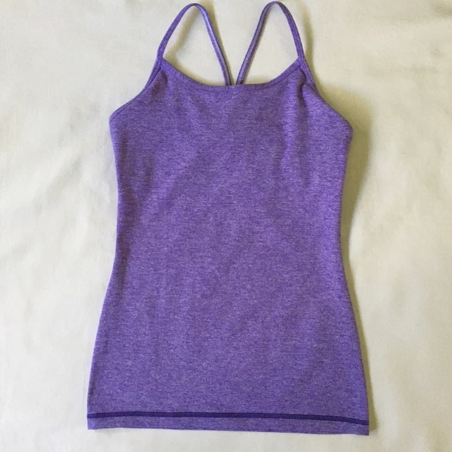 Ivivva Tank Top Size 12 Purple Tumbling' Tank Racer Back Lavender By Lululemon