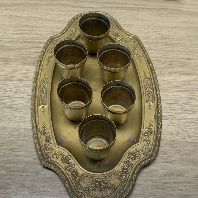 6 Verres Anciens Dits Gobelets En Cristal De Baccarat Ancien