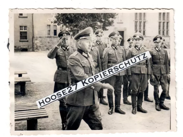 Foto WH Chef Unteroffiziersvorschule Weilburg Major Winter Offiziere 2.WK orig.