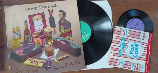 SEX PISTOLS 2xvinyl: Some product carri on LP + Silly things/Who killed Bambi