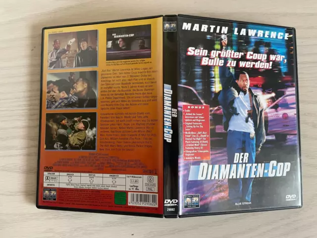 DER DIAMANTEN COP Martin Lawrence sehr guter Zustand Blu-ray EUR 4