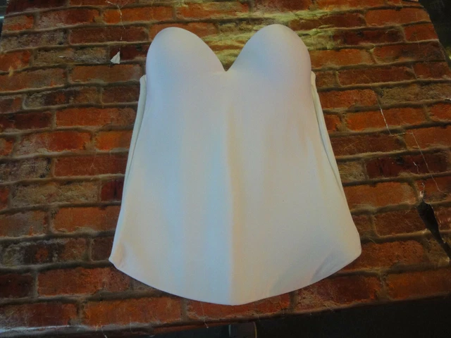 Davids Bridal strapless underwire 36B white bustier